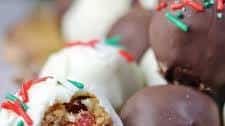 Christmas Fruitcake Truffles