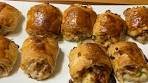 Christmas sausage rolls | Savoury Snack Recipe