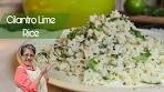 Cilantro Lime Rice! This Dish will save your day. ❤️