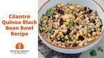 Cilantro Quinoa Black Bean Bowl Recipe