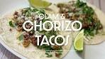 Clam & Chorizo Tacos #clam #taco