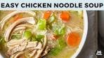 Classic Chicken Noodle Soup