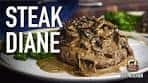 Classic Steak Diane Recipe (Flat Iron Steaks with Mushroom ...