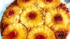 COCONUT PINEAPPLE UPSIDE DOWN CAKE