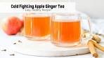 Cold Fighting Apple Ginger Tea #shorts