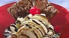 Commercial Brownie Delight Sundae