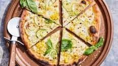 Corn and Zucchini Pizza