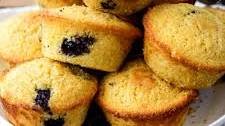 Cornbread Muffins with Blueberries
