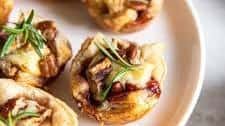 Cranberry Brie Bites with Puff Pastry