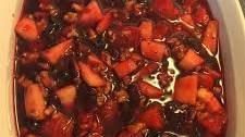Cranberry Jell-O® Salad with Walnuts