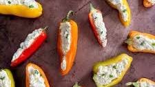 Cream Cheese Stuffed Mini Bell Peppers