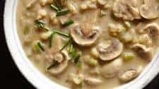 Cream of Mushroom & Barley Soup