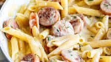 Creamy Cheesy Kielbasa Pasta