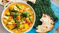 Creamy chickpea and vegetable curry