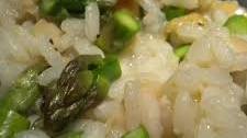 Creamy Clam and Asparagus Risotto