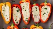 Creamy Feta Stuffed Peppers