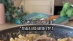 Creamy Garlic and Herb Sausage and Bacon Pasta Recipe