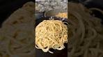 Creamy Garlic Parmesan Pasta Easy Recipe #shorts