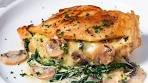 Creamy Mushroom and Spinach Stuffed Chicken Breast