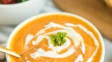 Creamy Roasted Carrot Ginger Soup