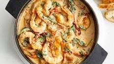 Creamy Tuscan garlic prawns recipe