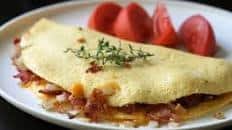 Crispy Bacon and Sweet Onion Omelet