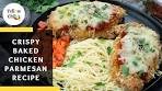 Crispy Baked Chicken Parmesan Recipe