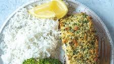 Crispy Baked Herb Crusted Salmon