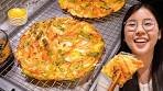CRISPY Korean Vegetable Pancake 🥞 (The TRENDING way ...