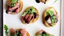 Crostini with Fig & Prosciutto