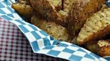Crusty Herb Potato Wedges