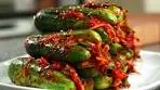 Cucumber kimchi (Oi-sobagi: 오이소박이)