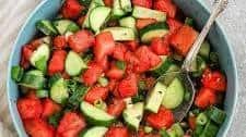 Cucumber Watermelon Salad