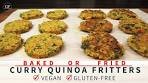 CURRY QUINOA Fritters (Vegan, Gluten Free, No added ...