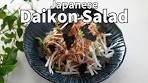 Daikon Salad with Sesame Dressing | Japanese Popular and ...