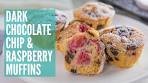 Dark Chocolate Chip & Raspberry Muffins | GCBC15 Ep42