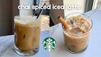 Delicious Chai Spiced Iced Latte for Fall 🍁🍂 No Syrups Needed