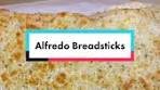 Delicious Cheesy Alfredo Breadsticks Recipe