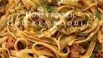 Delicious Honey Garlic Chicken Noodles Recipe