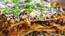 Delicious Vegan Black Bean Lasagna