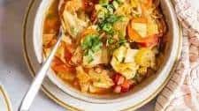 “Detox” Cabbage Soup with Turmeric and Ginger