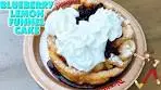 DISNEYLAND BLUEBERRY LEMON FUNNEL CAKE