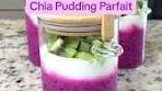 Dragon fruit chia pudding 💕 Ingredients: 1 cup oat milk ½ cup ...