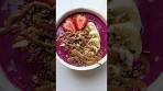 Dragon Fruit Smoothie Bowl | Eating Bird Food ...