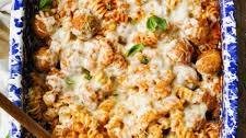 Dump and Bake Meatball Casserole