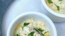 Dungeness Crab and Corn Chowder