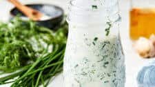 Easy 5-Minute Herby Greek Yogurt Ranch (Dressing or Dip!)