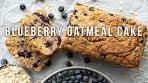 Easy Blueberry Oatmeal Cake Recipe