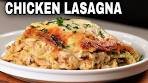 EASY Chicken Pesto Lasagna With Creamy White Sauce ...