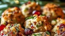 Easy Cranberry Turkey Stuffing Balls Recipe – Perfect for Holidays!